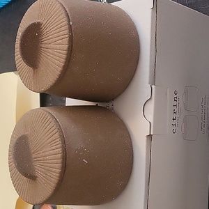 Magenta Citrine Spice Jars. Set of 2